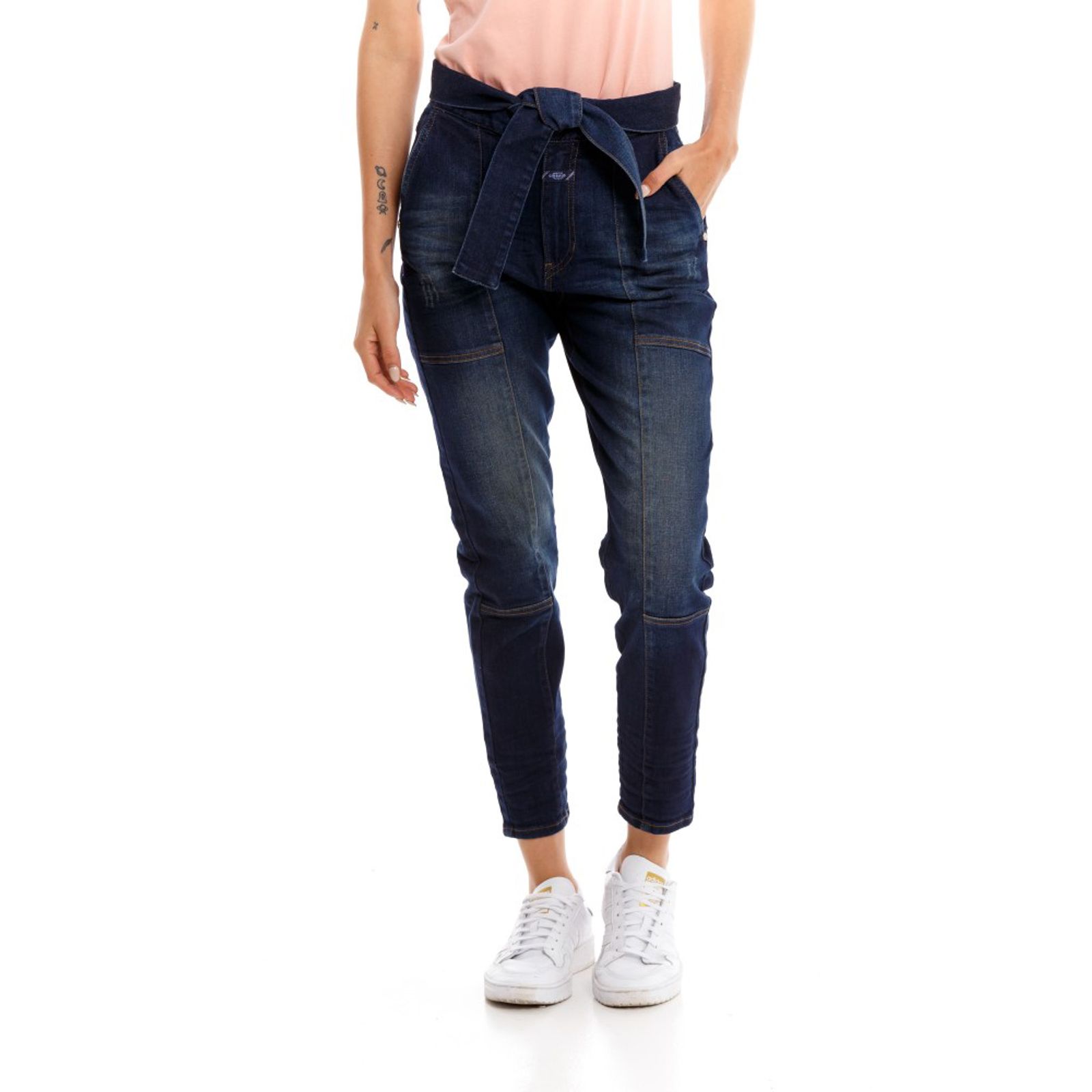 Jean Stretch Para Mujer Zipper High