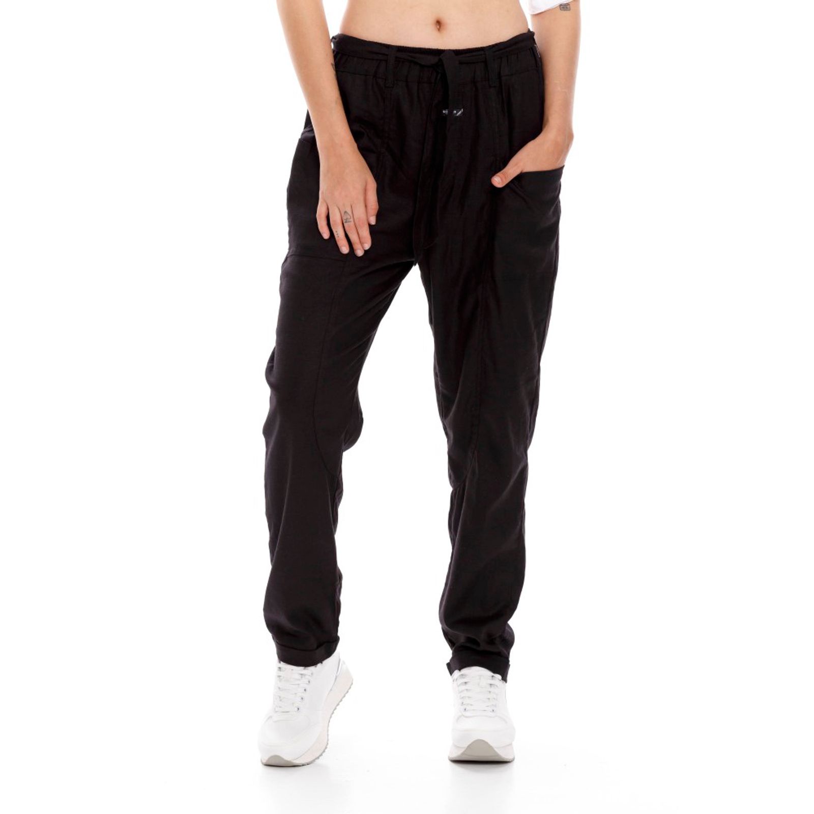 Pantalones chinos anchos para mujer regular fit - LP000928_005